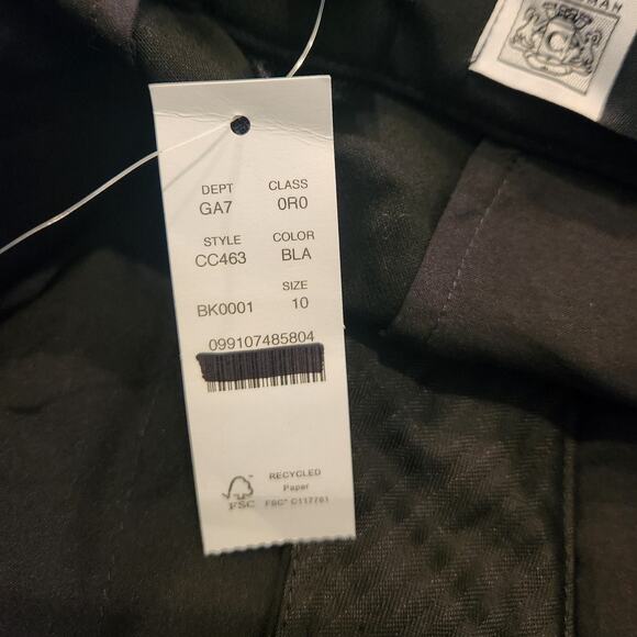 NWT J. Crew Wide-Leg Trouser In Four-Season Stretch Black 10 - Picture 10 of 12